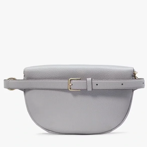 Kate Spade Lena Belt Waist Bag Fanny Pack Mountain Grey NWT - Picture 5 of 16